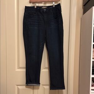 Democracy Blue Ankle Cropped Jeans